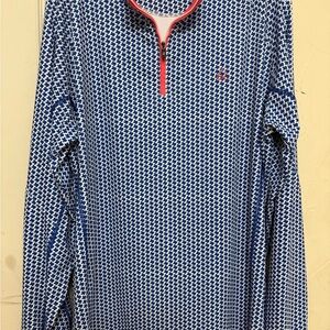 Men's Blue Patterned Lightweight Jacket